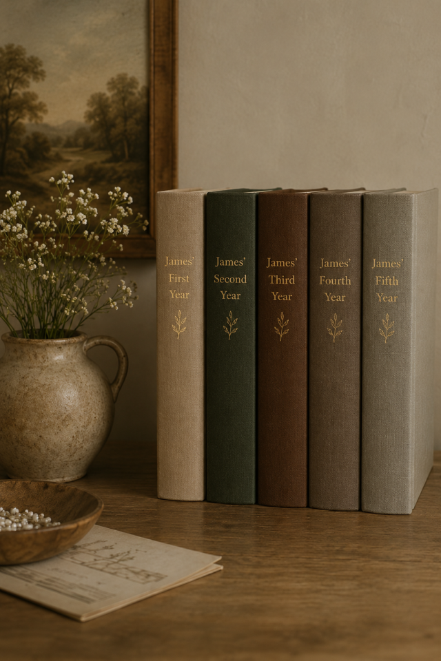 book spines