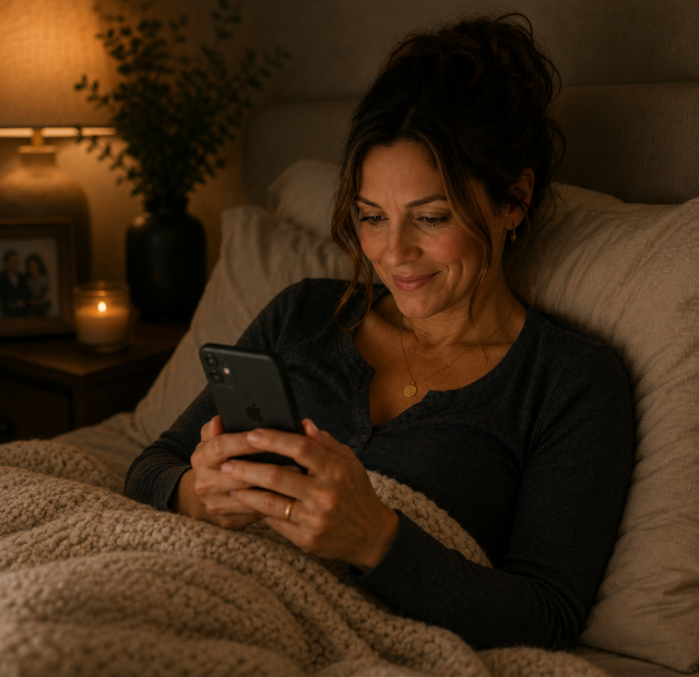 in bed